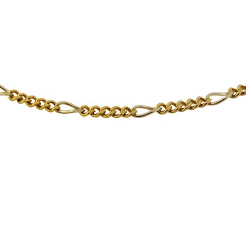 9ct gold 4.6g 18 inch figaro Chain